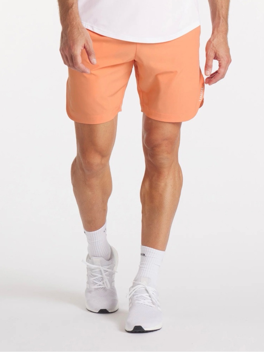 UNRL Daybreaker Shorts in Apricot 7.5”